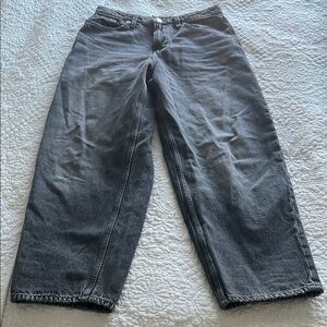 H&M Barrel Loose Fit High Waist Jeans